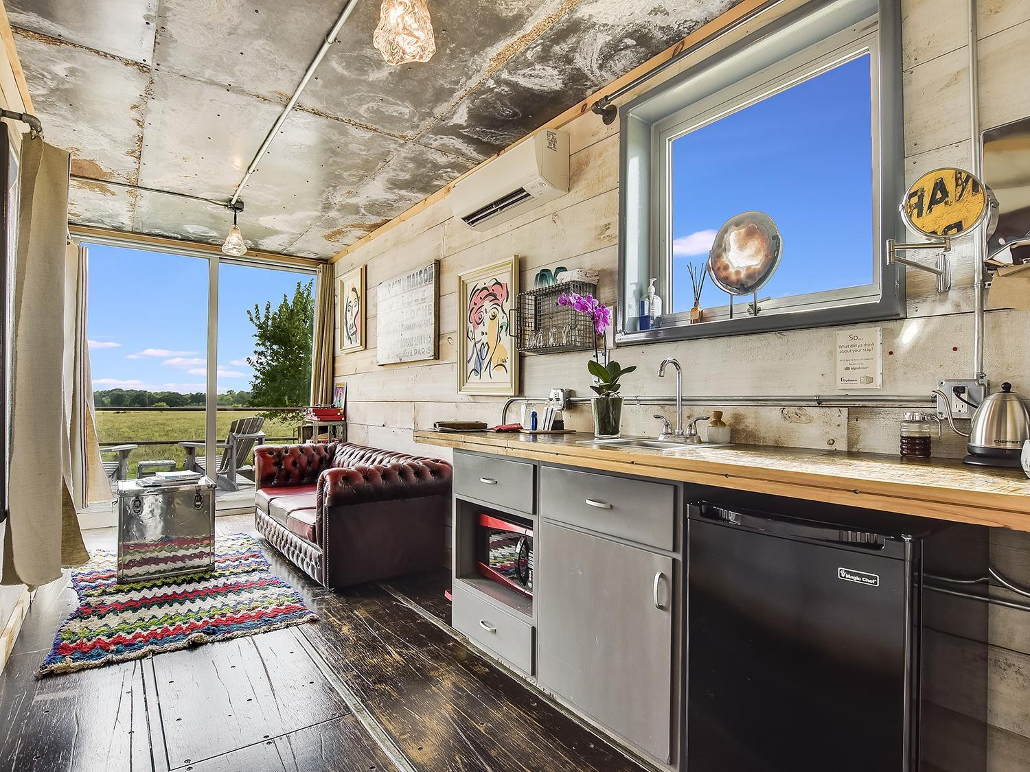 Flophouze Shipping Container Hotel Round Top Luaran gambar